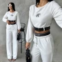 Бял Дамски комплект Calvin Klein 2 части, снимка 1