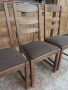 6 броя трепезни столове от дъбов масив , снимка 1 - Столове - 46023988