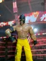 Екшън фигура WWE Rey Mysterio Рей Мистерио Deluxe Aggression Yellow VERY RARE Jakks Pacific , снимка 5