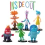 6 бр Отвътре навън inside out пластмасови фигурки играчки за игра и украса торта топери, снимка 1