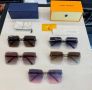 Слънчеви очила с UV400 защита с черен обикновен калъф Louis Vuitton Код D86 - Различни цветове, снимка 1
