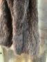 Сезонна цена-Елек естествен косъм с голяма качулка, снимка 4