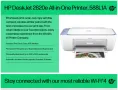 Цветно мастиленоструйно мултифункционално устройство HP DeskJet 2820e, снимка 3