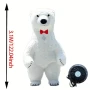 Вентилатор за надуваем костюм за парти полярна мечка панда, снимка 1