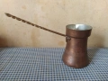 старо медно джезве за турско кафе, снимка 1