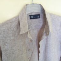 LTB 1948 Summer Shirt Long Sleeve / XS* / мъжка ленено памучна лятна риза / състояние: ново, снимка 15 - Тениски - 45189874