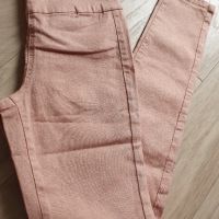 Нов розов панталон с лъскав ефект р.XS, снимка 8 - Панталони - 41748975