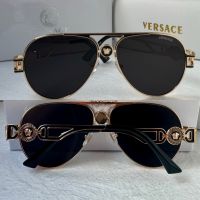 Versace мъжки слънчеви очила авиатор унисекс дамски, снимка 5 - Слънчеви и диоптрични очила - 45504671