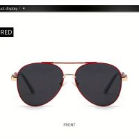 Ретро червени очила, снимка 3 - Слънчеви и диоптрични очила - 45730256
