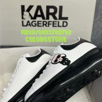 Бели кецове  Karl Lagerfeld- NBS1, снимка 1 - Кецове - 36050081