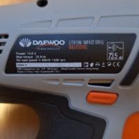 Акумулаторен винтоверт/бормашина daewoo, снимка 3 - Винтоверти - 45730544