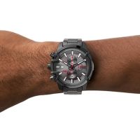 Иноксов часовник с хронограф Diesel, снимка 4 - Мъжки - 45476757