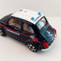 Fiat 500 Police Carabinieri Bburago 1:43, снимка 3 - Колекции - 41684639
