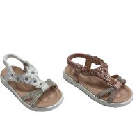 Свежи сандали с цветенца за момиче - нежни детайли за стил и усещане за пролет, снимка 1 - Детски сандали и чехли - 45305800