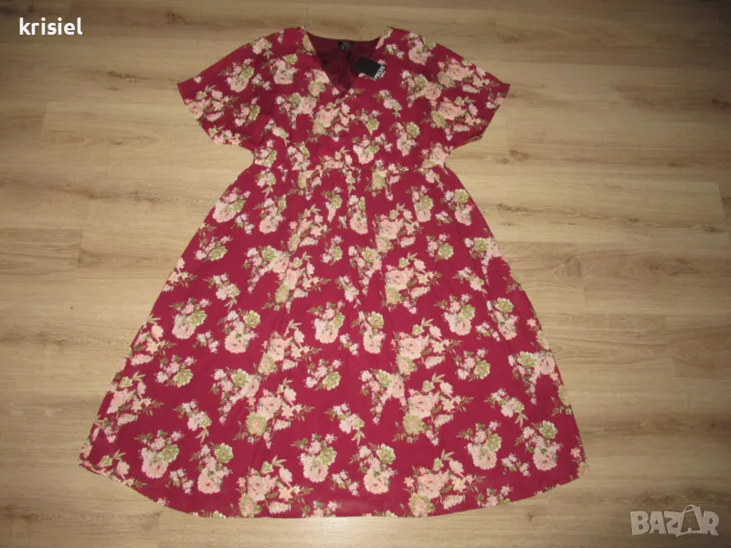 МНОГО КРАСИВА ЕЛЕГАНТНА РОКЛЯ--4XL номер, снимка 1