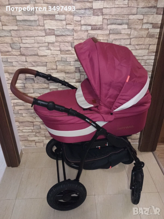 Изгодно!! Бебешка/Детска количка 3 в 1 Verdi Optima, снимка 1