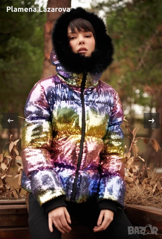 Зимно яке с качулка, снимка 1