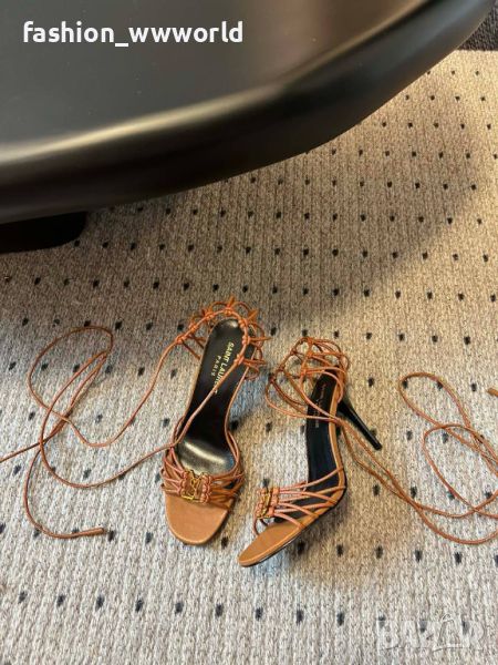 дамски обувки на ток SAINT LAURENT-реплика, снимка 1