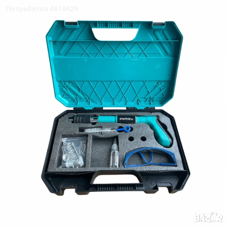 Професионален мини пистолет за пирони KraftRoyal – Сила, точност и надеждност в един инструмент, снимка 1