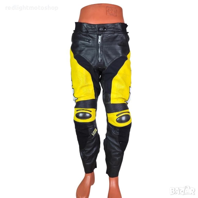 📌 5476 | FLM Мъжки кожен мото панталон – размер 52 – 150 лв, снимка 1