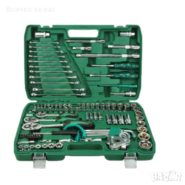 Комплект инструменти за ремонт на автомобил, 121 части, снимка 1