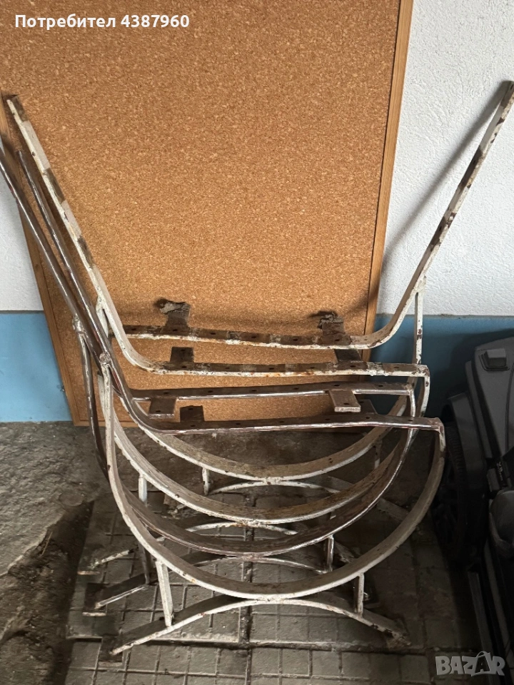 Метални крака за пейка, снимка 1