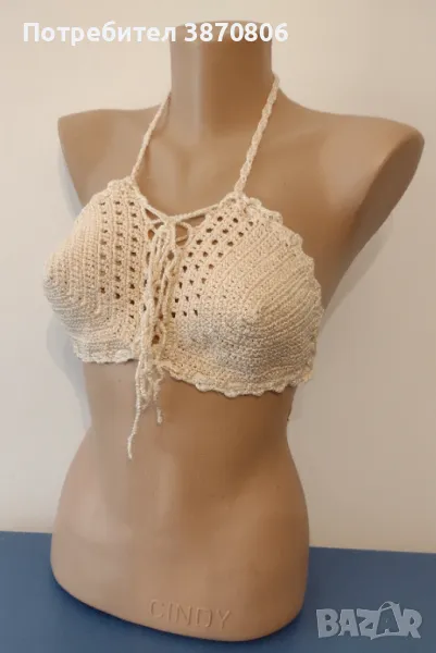 50% намаление Бюстие, сутиен, памук/вискоза  плаж, почивка голям размер L, XL, снимка 1