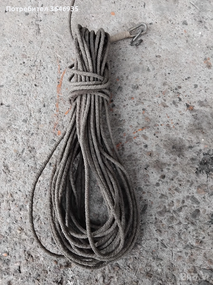 Въже- капроново,кораво 8мм., снимка 1