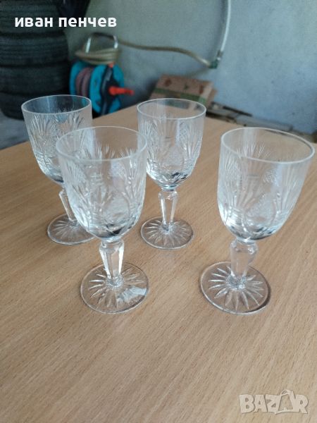 кристални чаши за ракия, снимка 1