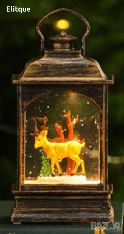 Коледна ретро декорация за празнична атмосфера, снимка 1