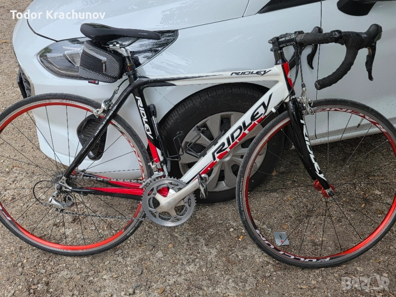 Шосеен велосипед Ridley orion carbon ultegra монтаж 2х 10, снимка 1