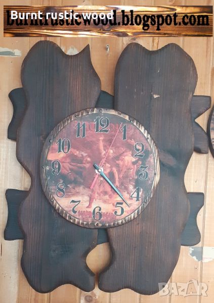 Стенни дървени часовници, снимка 1