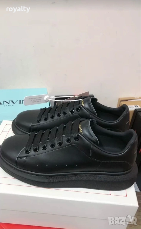 Alexander McQueen Черни Маратонки 36-44 Номер , снимка 1