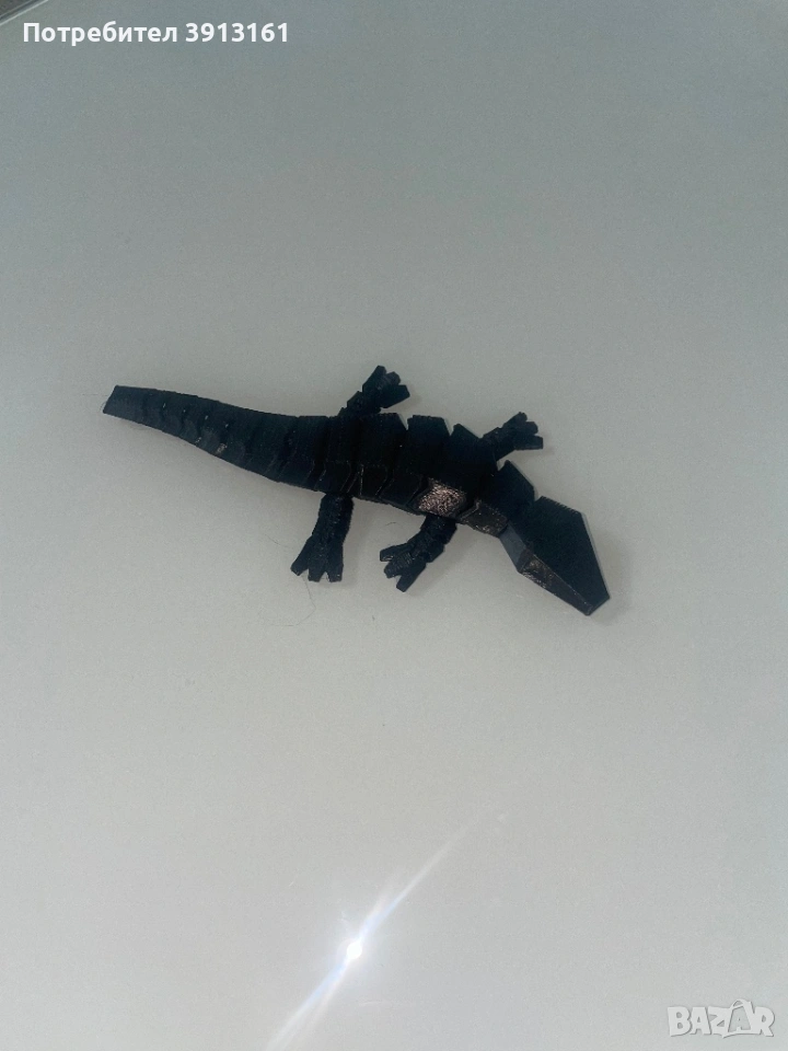 3д крокодил , снимка 1