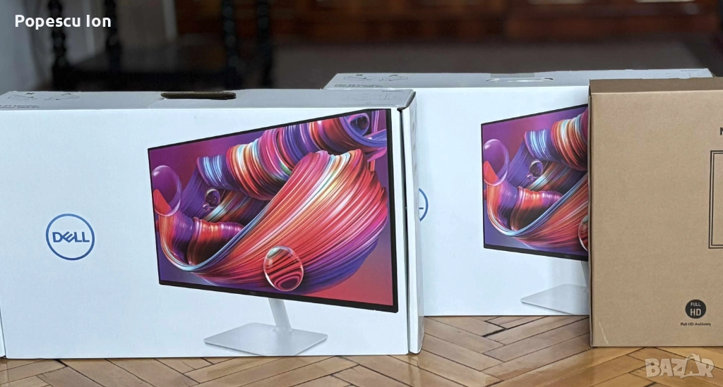 DELL монитор Нов, 2 години гаранция, 100Hz, 24", снимка 1