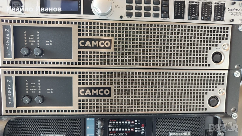 Продавам професионален усилвател,кросоувър и звукова карта, снимка 1