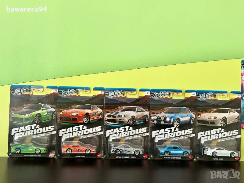 Hot Wheels Fast & Furious Silver collection Brian O’ Conner , снимка 1