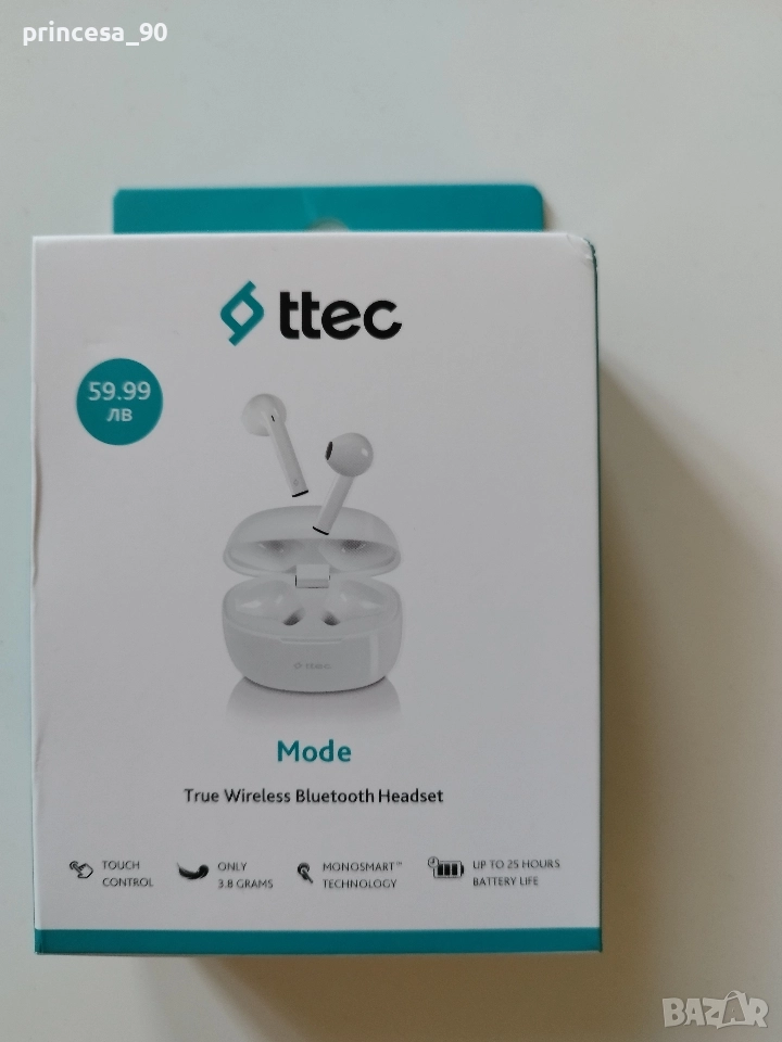 Безжични слушалки ttec, снимка 1
