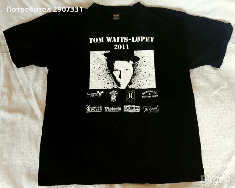 Тениска Tom Waits. Tour 2011. Официален продукт, снимка 1