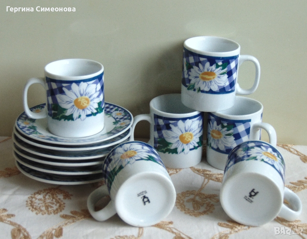 Порцеланови чаши за късо кафе, снимка 1