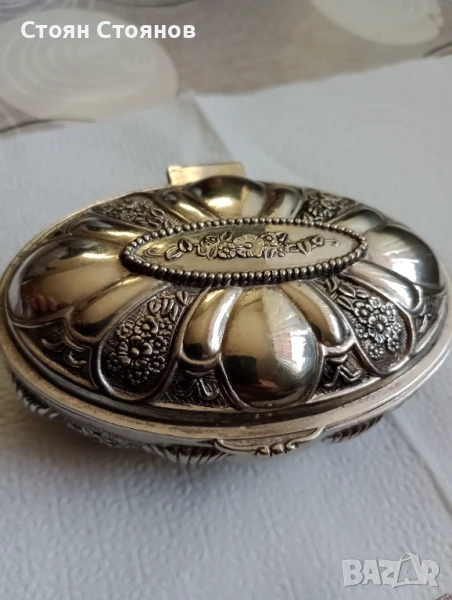 Кутия за бижута , метална, снимка 1