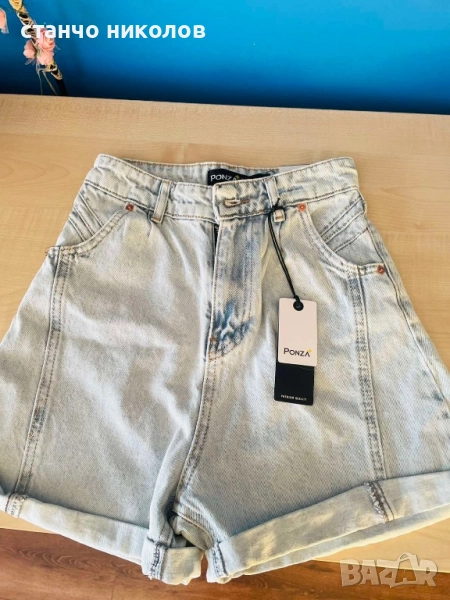 Продавам дамски дънкови къси панталони, снимка 1