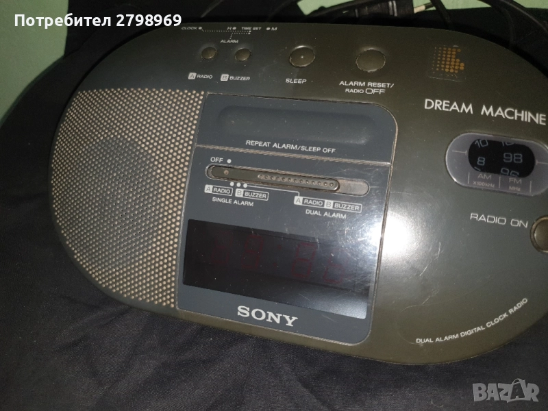 Радио часовник "SONY , снимка 1