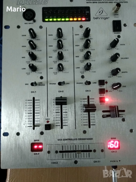 behringer dx626 за ремонт или части, снимка 1