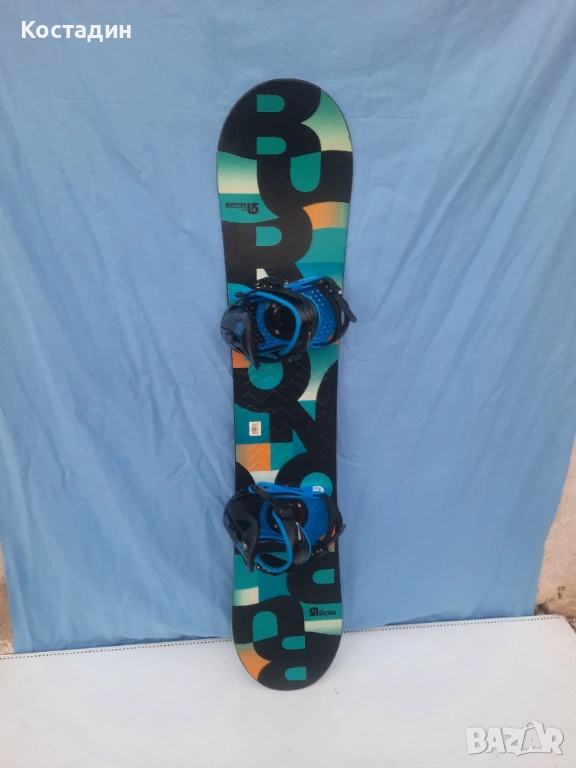 Сноуборд   142см.BURTON PROGRESSION  с автомати. , снимка 1