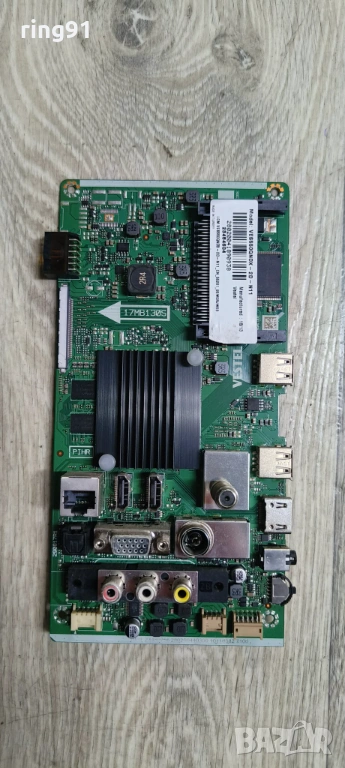 Main board - 17MB130S TV OK. ODL 55651U-TIB, снимка 1