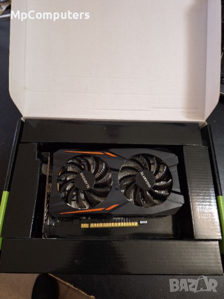 Продавам видео карта Gigabayte 1050Ti 4 Gb GDDR5 128 bit, снимка 1