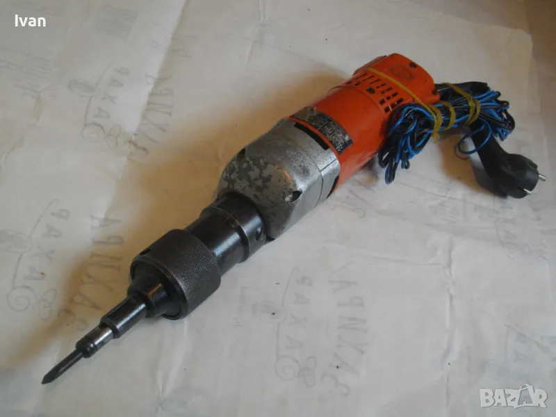 Fein Made in GERMANY НЕМСКИ ЕЛЕКТРИЧЕСКИ ПРАВ ШЛАЙФ ФЕЙН ЗА НАКРАЙНИЦИ М6 230W 450об/м ОТЛИЧЕН 40см, снимка 1