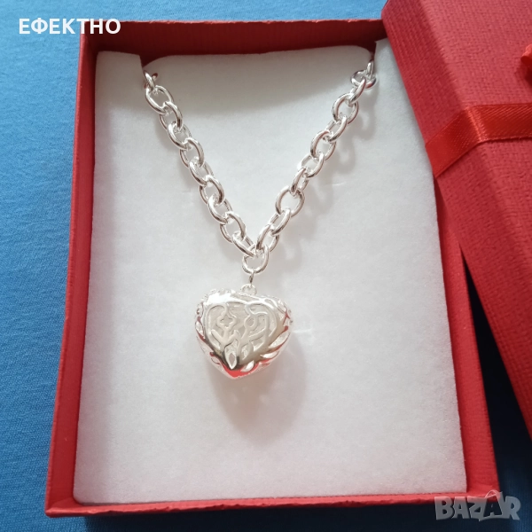 Дамско сребърно колие/ ланец/ комплект/ гривна. Различни модели., снимка 1