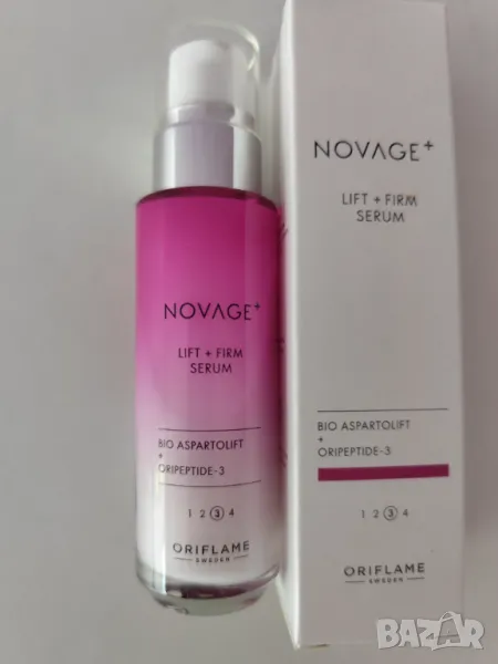 Серум за лице на Орифлейм NOVAGE+ lift+firm serum 30 мл., снимка 1